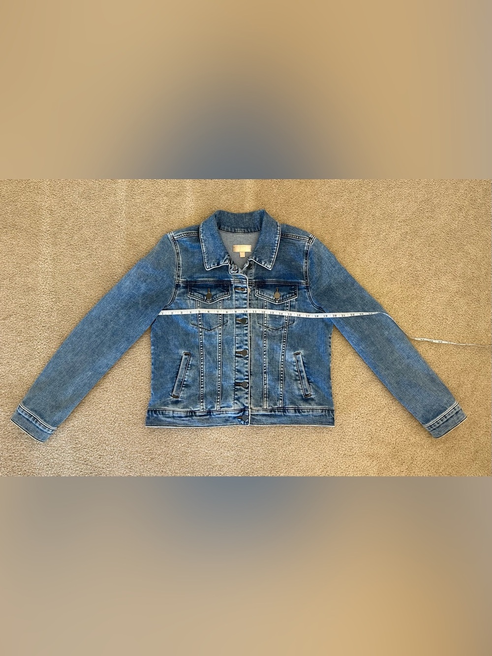 Kut from the Kloth Julia Blue Denim Jacket XL